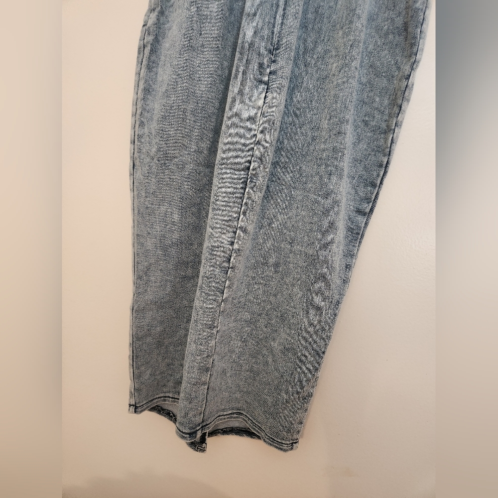 SELFIE LESLIEMADELYNNE SWEETHEART NECKLINE MIDI DRESS DENIM BLUE - Picture 8 of 10
